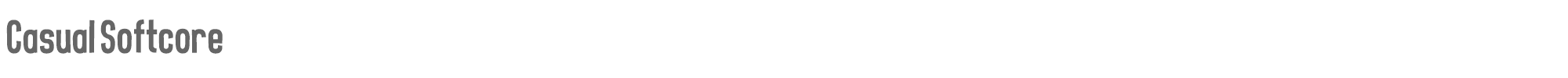 Casual Softcore Casual Softcore.otf font preview